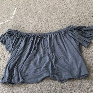 urban outfitters off the shoulder shirt
